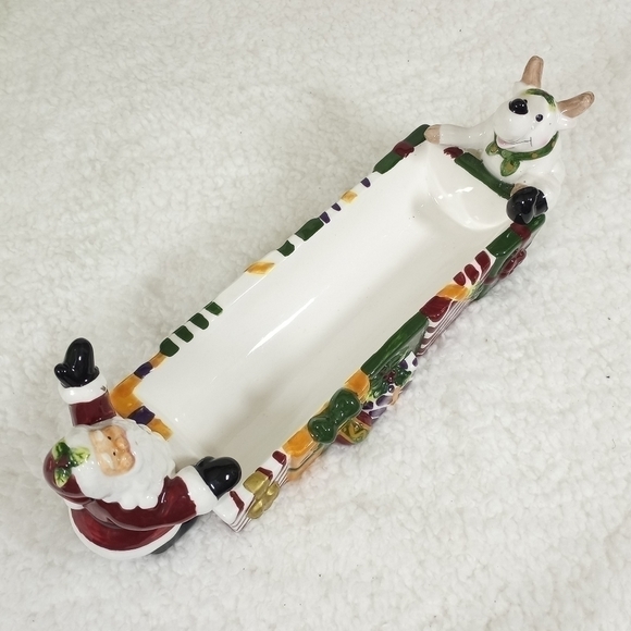 Royal Doulton Candy Cracker Santa Clause Serving Dish - Picture 3 of 10